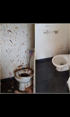 Remise en état toilettes avant et après — GSI 3D